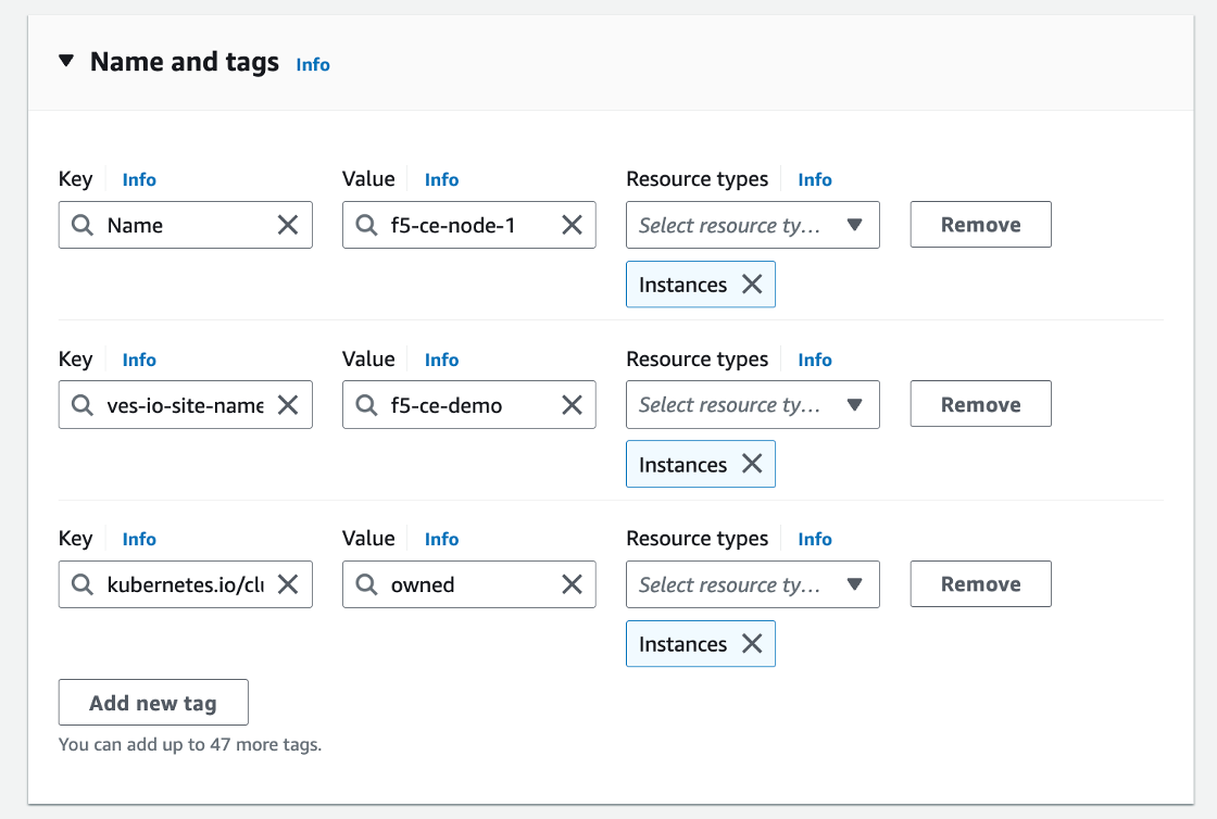 Figure: Add Tags